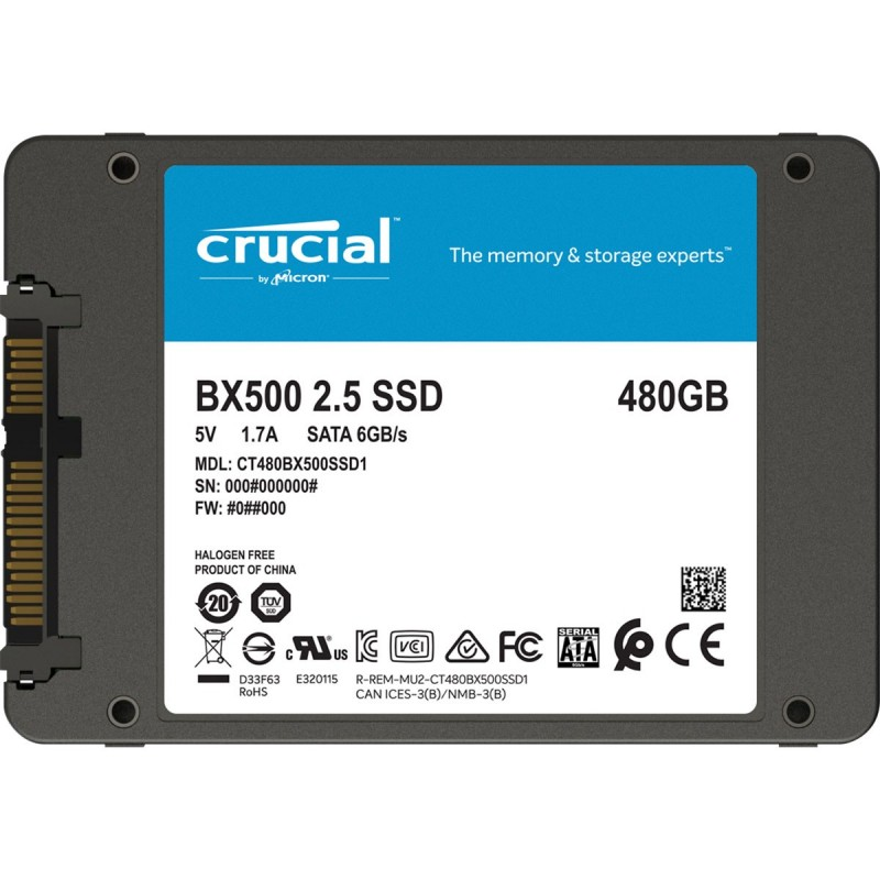 AGMI - Référence produit: CRUCIAL SSD 480GO 2.5